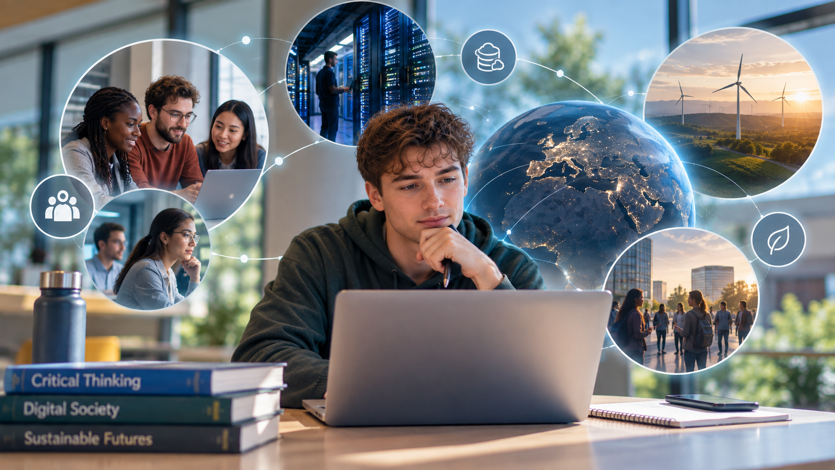 The wider consequences behind an AI answer — people, data, energy.